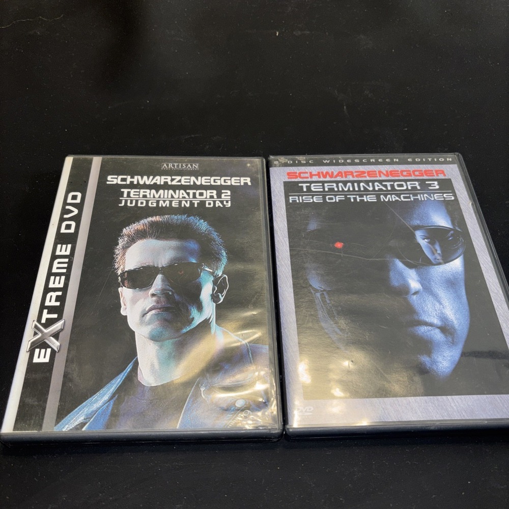 Terminator 2 Extreme DVD & Terminator 3 Widescreen 2 Disc DVD Lot